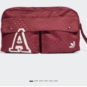 NWT: Adidas Trefoil Jacquard Monogram oversized waist bag Unisex